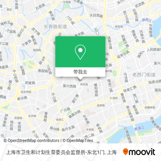 上海市卫生和计划生育委员会监督所-东北1门地图