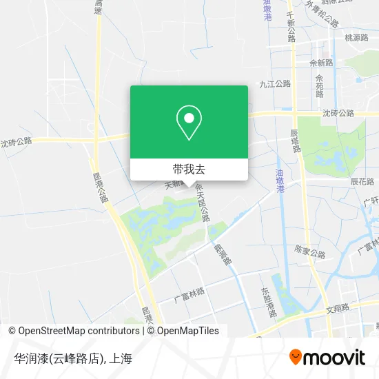 华润漆(云峰路店)地图