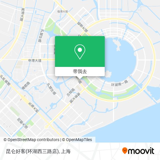 昆仑好客(环湖西三路店)地图