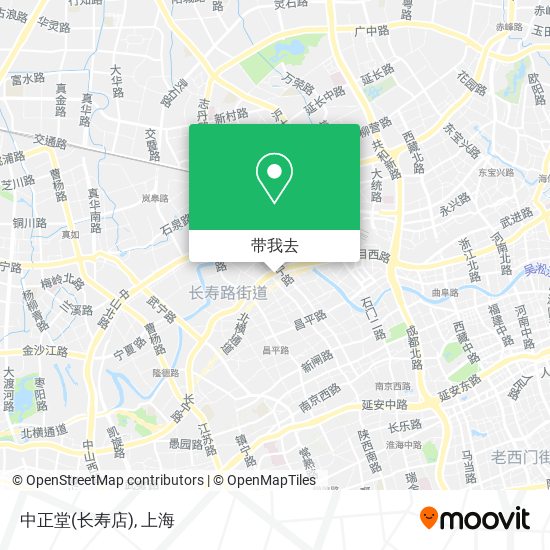 中正堂(长寿店)地图