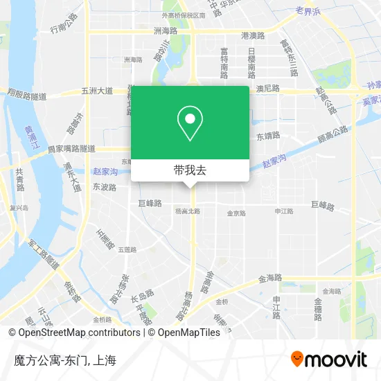 魔方公寓-东门地图