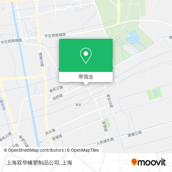 上海双华橡塑制品公司地图