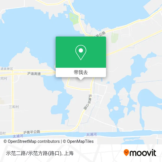 示范二路/示范方路(路口)地图