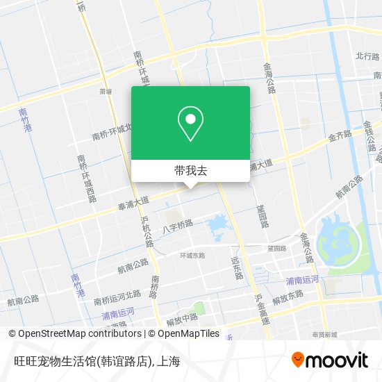 旺旺宠物生活馆(韩谊路店)地图