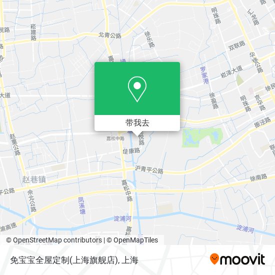 免宝宝全屋定制(上海旗舰店)地图