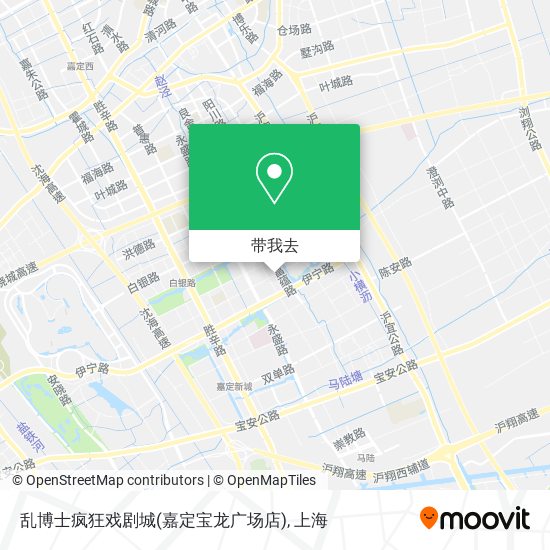 乱博士疯狂戏剧城(嘉定宝龙广场店)地图