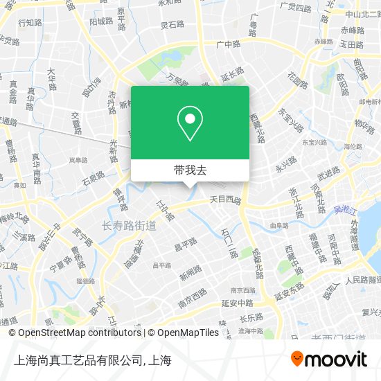 上海尚真工艺品有限公司地图