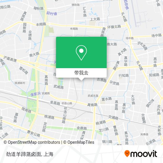 劲道羊蹄蒸卤面地图