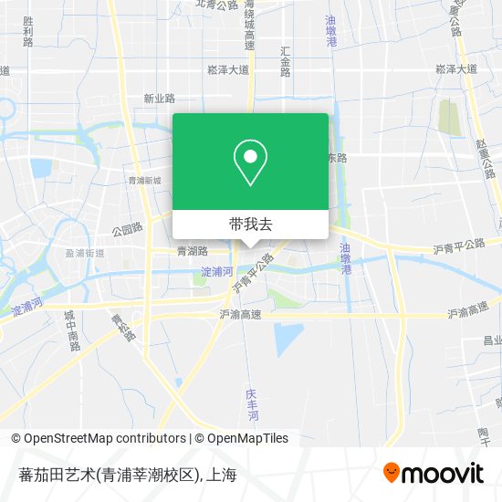 蕃茄田艺术(青浦莘潮校区)地图