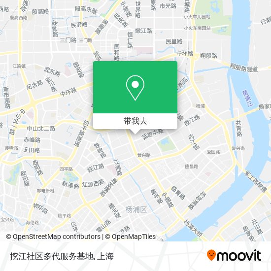 挖江社区多代服务基地地图