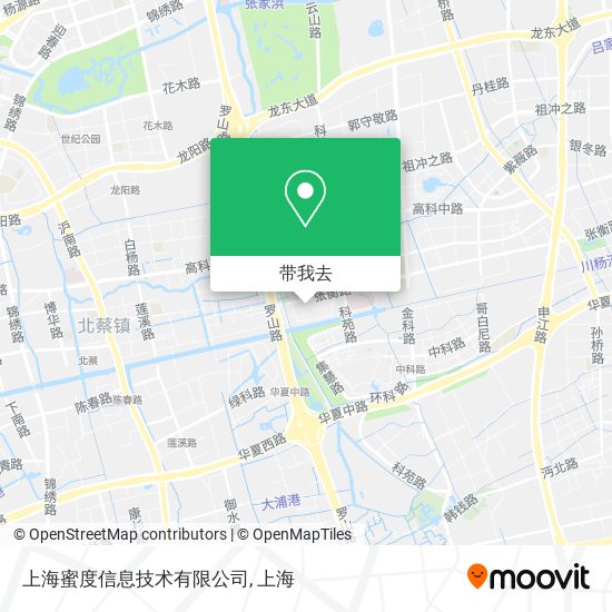 上海蜜度信息技术有限公司地图