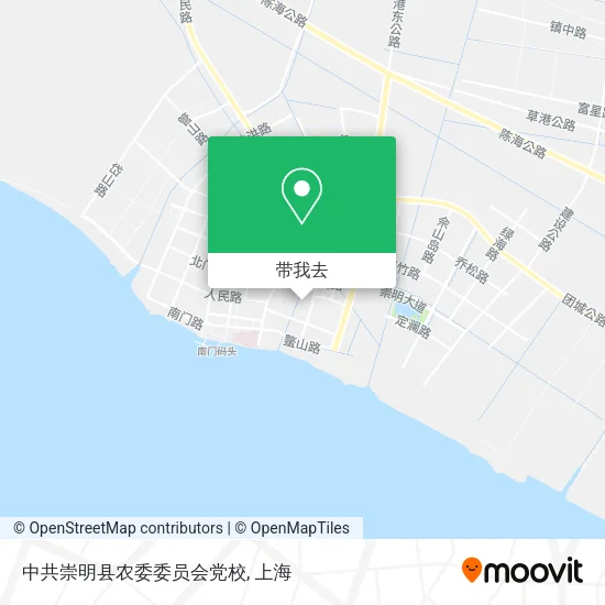 中共崇明县农委委员会党校地图