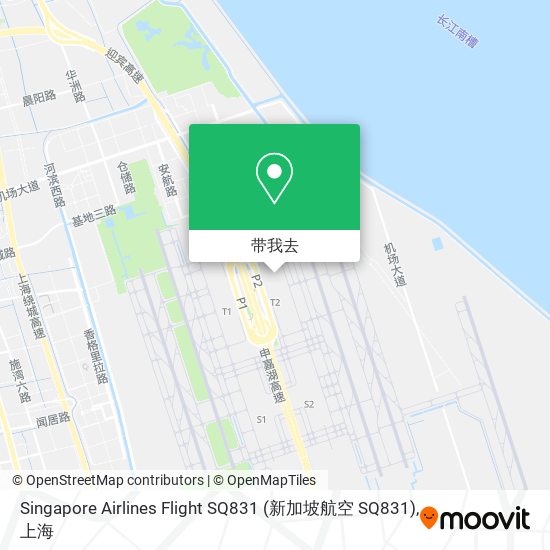 Singapore Airlines Flight SQ831 (新加坡航空 SQ831)地图