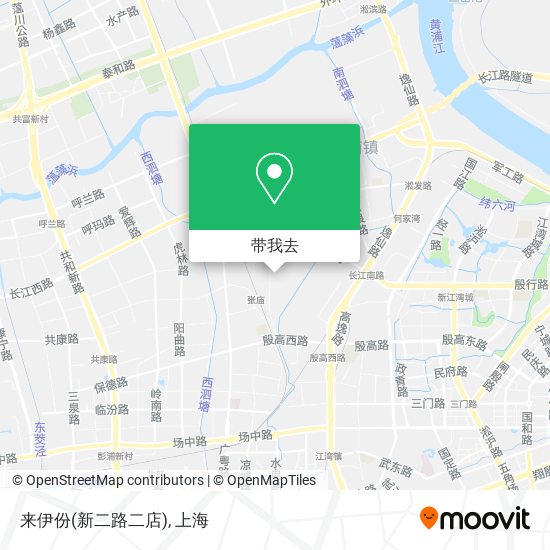 来伊份(新二路二店)地图