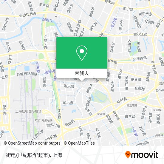 街电(世纪联华超市)地图