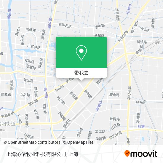 上海沁侬牧业科技有限公司地图