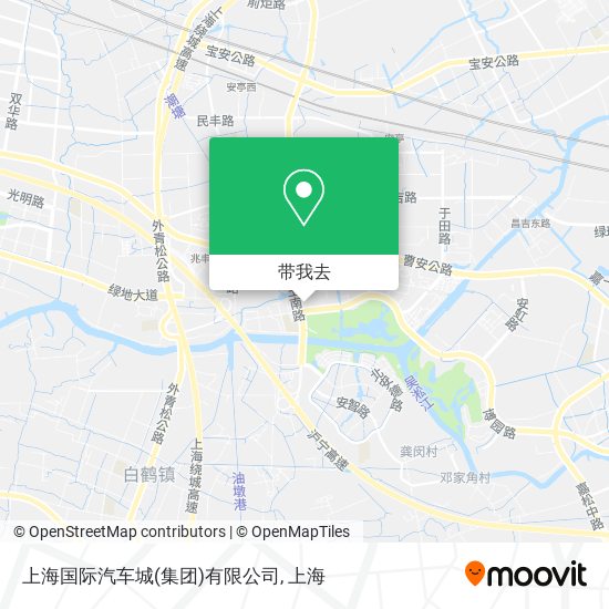 上海国际汽车城(集团)有限公司地图