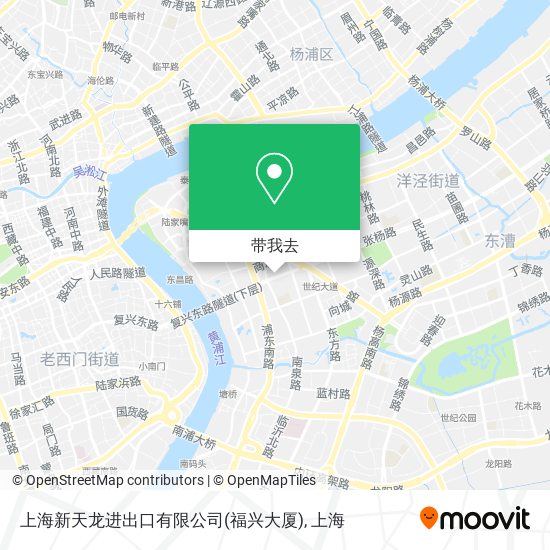 上海新天龙进出口有限公司(福兴大厦)地图