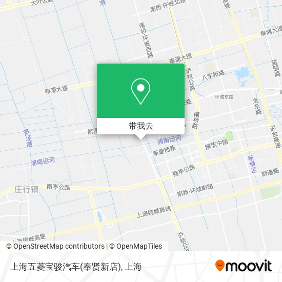 上海五菱宝骏汽车(奉贤新店)地图