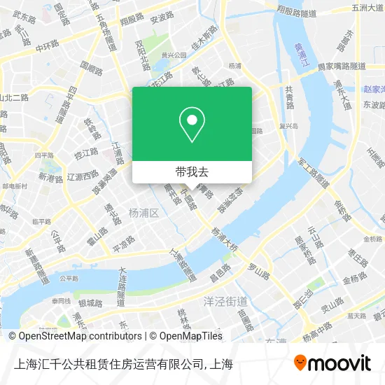 上海汇千公共租赁住房运营有限公司地图