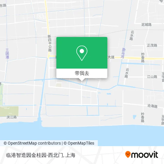 临港智造园金桂园-西北门地图