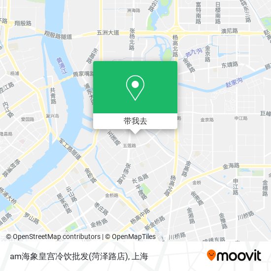 am海象皇宫冷饮批发(菏泽路店)地图