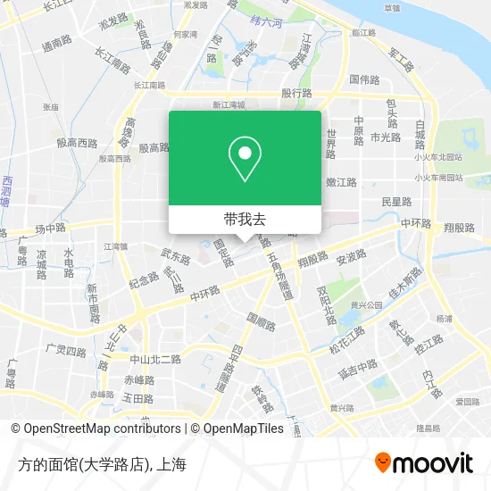 方的面馆(大学路店)地图