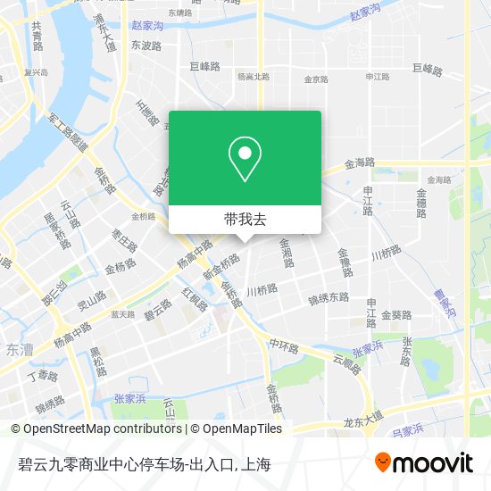 碧云九零商业中心停车场-出入口地图