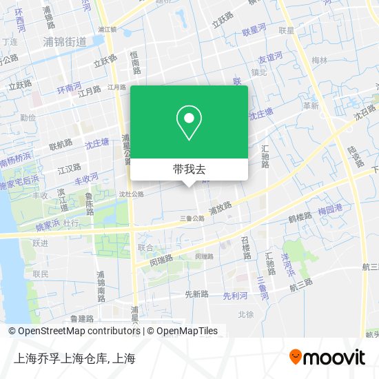 上海乔孚上海仓库地图