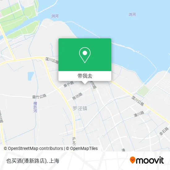也买酒(潘新路店)地图