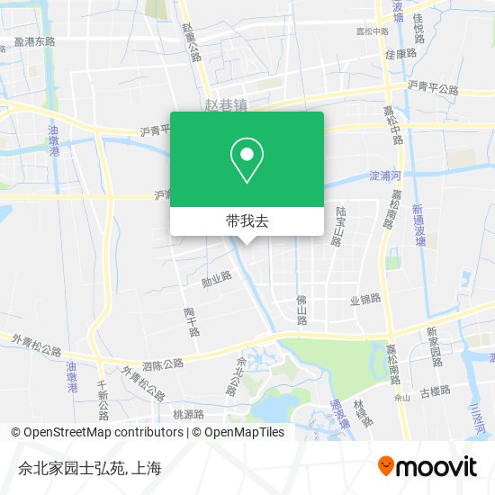 佘北家园士弘苑地图