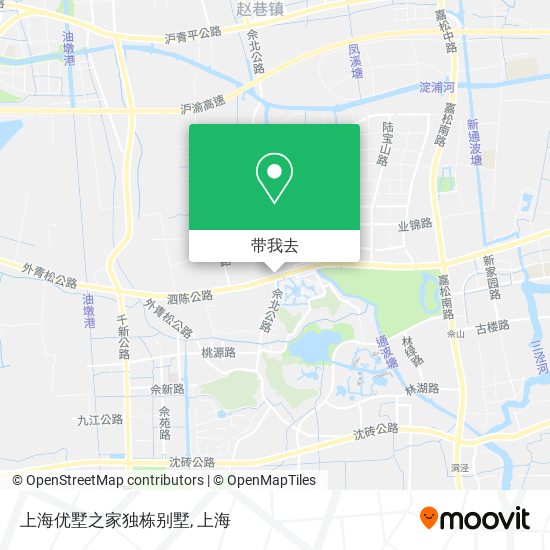 上海优墅之家独栋别墅地图