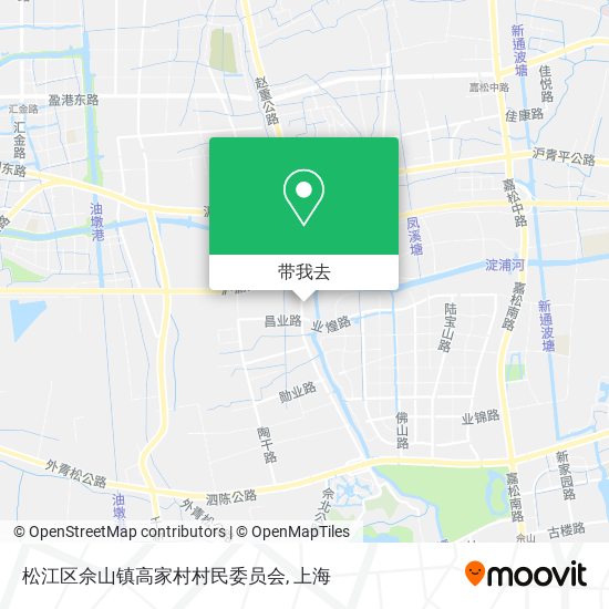 松江区佘山镇高家村村民委员会地图