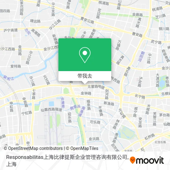 Responsabilitas上海比律提斯企业管理咨询有限公司地图