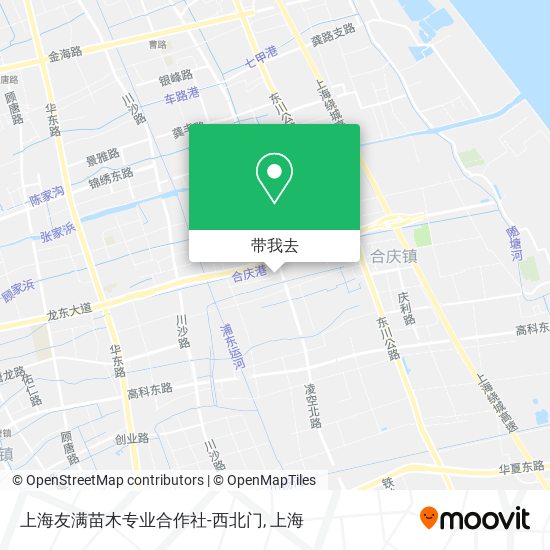 上海友满苗木专业合作社-西北门地图