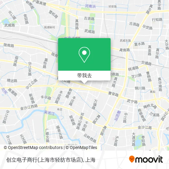 创立电子商行(上海市轻纺市场店)地图