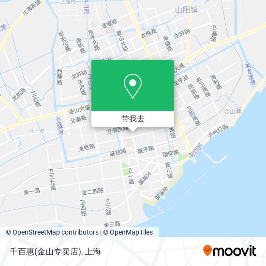 千百惠(金山专卖店)地图