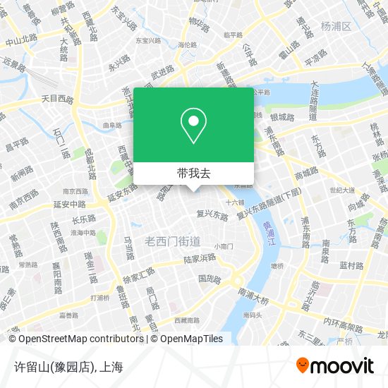 许留山(豫园店)地图