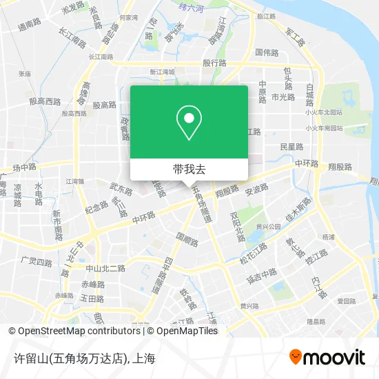 许留山(五角场万达店)地图