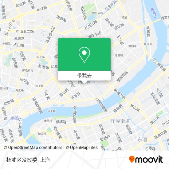 杨浦区发改委地图