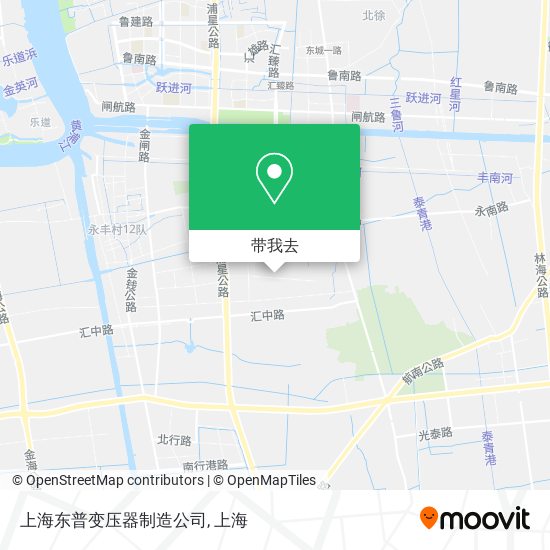 上海东普变压器制造公司地图