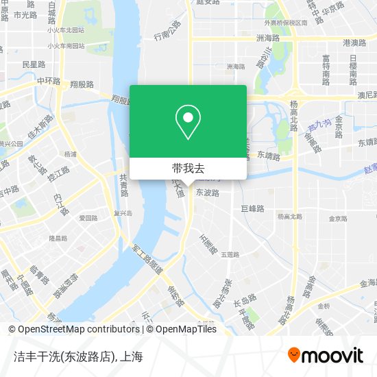 洁丰干洗(东波路店)地图