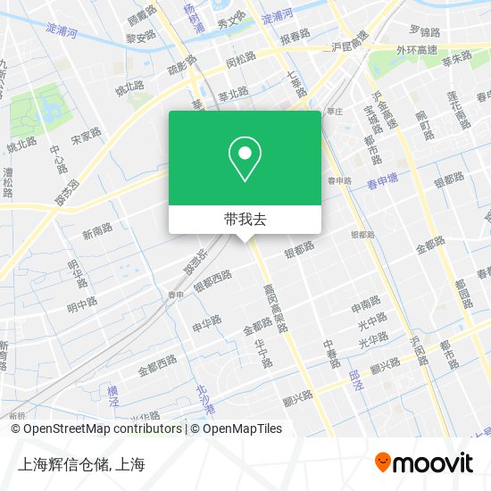 上海辉信仓储地图