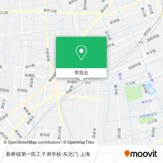 新桥镇第一民工子弟学校-东北门地图