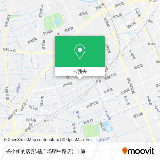 杨小姐的店(弘基广场明中路店)地图