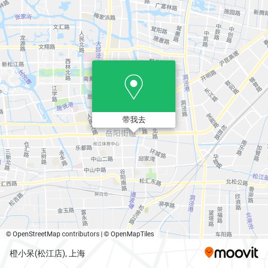 橙小呆(松江店)地图