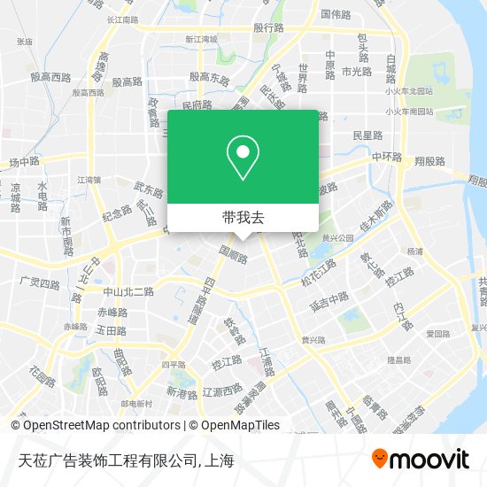 天莅广告装饰工程有限公司地图