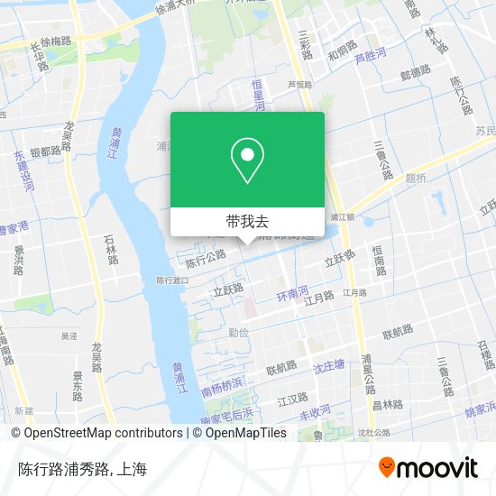 陈行路浦秀路地图