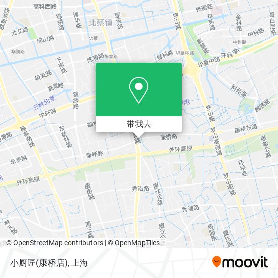 小厨匠(康桥店)地图