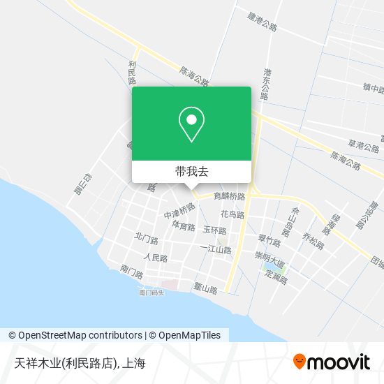 天祥木业(利民路店)地图